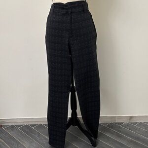 Kut from the Kloth Dark Patterned- Fab-Ab-Trouser Skinny cut-high rise Pants